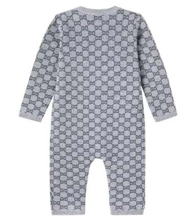 Gucci Kids Baby GG wool jacquard onesie | Thumbnail 2