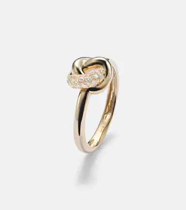 STONE AND STRAND 14kt gold ring with diamonds | Thumbnail 2 STONE AND STRAND 14kt gold ring with diamonds | Thumbnail 2
