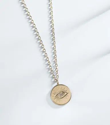 Sydney Evan 14kt gold charm necklace with diamonds | Thumbnail 6 Sydney Evan 14kt gold charm necklace with diamonds | Thumbnail 6