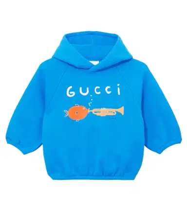 Gucci Kids x Euan Roberts baby cotton fleece hoodie | Thumbnail 1