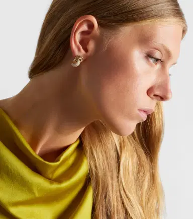 STONE AND STRAND 14kt gold earrings with diamonds | Thumbnail 4