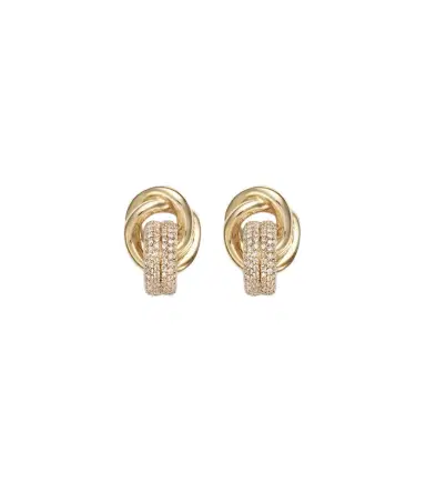 STONE AND STRAND 14kt gold earrings with diamonds | Thumbnail 1