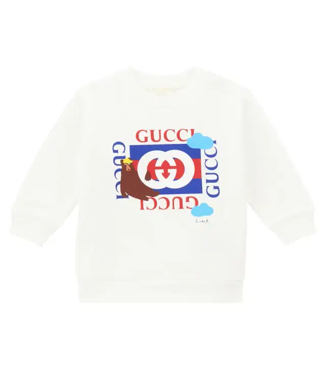 x Euan Roberts baby cotton fleece sweatshirt