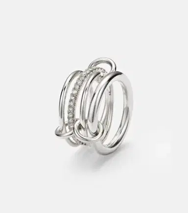 Spinelli Kilcollin Nimbus sterling silver ring with diamonds | Thumbnail 5