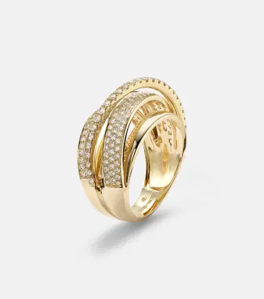 SHAY JEWELRY Orbit 18kt gold ring with diamonds | Thumbnail 2 SHAY JEWELRY Orbit 18kt gold ring with diamonds | Thumbnail 2