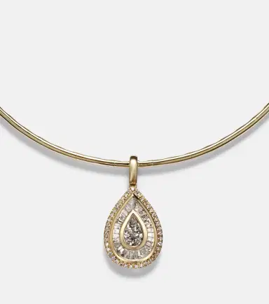 SHAY JEWELRY 18kt gold choker with diamonds | Thumbnail 3