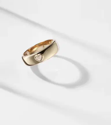 Roxanne First 14kt gold ring with diamonds | Thumbnail 5