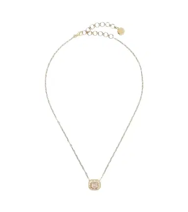 SHAY JEWELRY Illusion 18kt gold pendant necklace with diamonds | Thumbnail 1