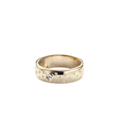 Roxanne First 14kt gold ring with diamonds | Thumbnail 1
