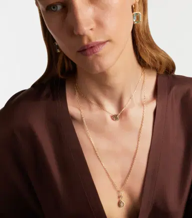 SHAY JEWELRY 18kt gold pendant necklace with diamonds | Thumbnail 4