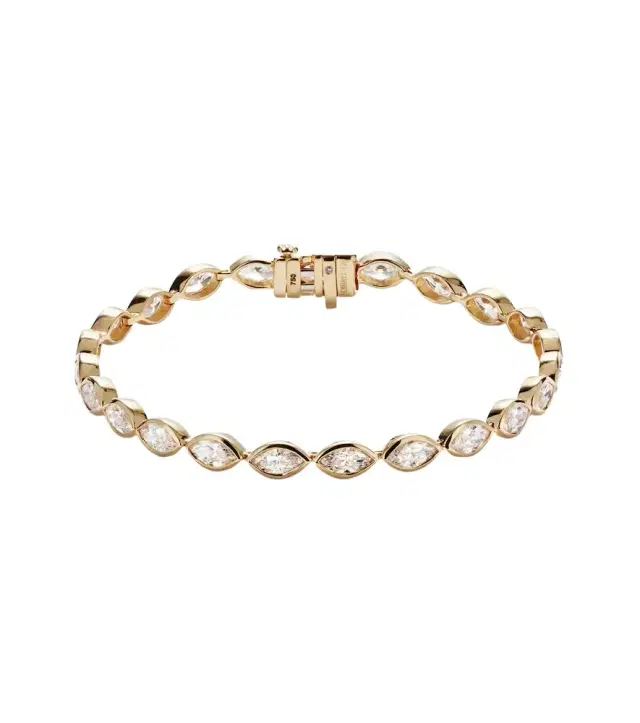 Shay Jewelry 18kt gold tennis bracelet with diamonds