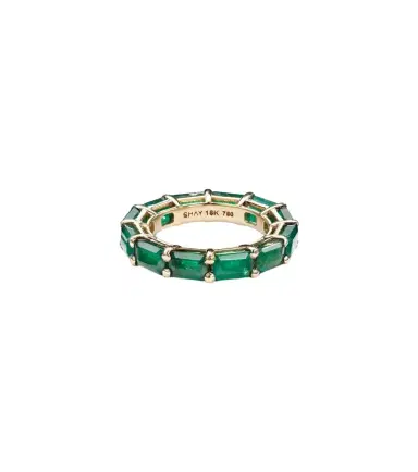 Shay Jewelry 18kt gold ring with emerald | Thumbnail 1 Shay Jewelry 18kt gold ring with emerald | Thumbnail 1