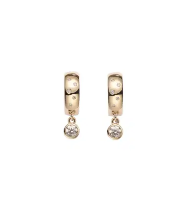 Roxanne First 14kt gold earrings with diamonds | Thumbnail 1