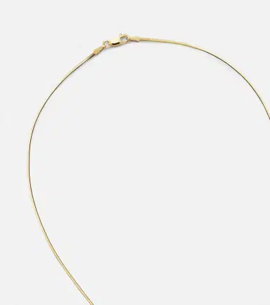 Roxanne First 14kt gold pendant necklace with diamonds | Thumbnail 3