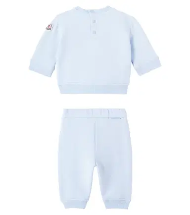 Moncler Enfant Baby cotton-blend fleece sweatshirt and sweatpants set | Thumbnail 2