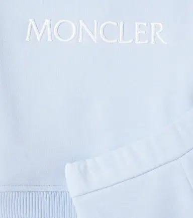 Moncler Enfant Baby cotton-blend fleece sweatshirt and sweatpants set | Thumbnail 3