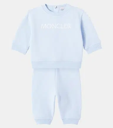 Moncler Enfant Baby cotton-blend fleece sweatshirt and sweatpants set | Thumbnail 4