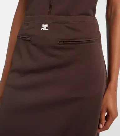 Courreges Courrèges Interlock Tracksuit midi skirt | Thumbnail 4 Courreges Courrèges Interlock Tracksuit midi skirt | Thumbnail 4