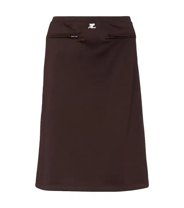 Courrèges Courrèges Interlock Tracksuit midi skirt