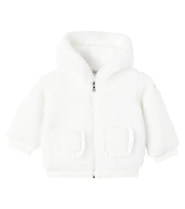 Baby hooded teddy cardigan
