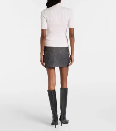 Courreges Courrèges Reedition ribbed-knit top | Thumbnail 2