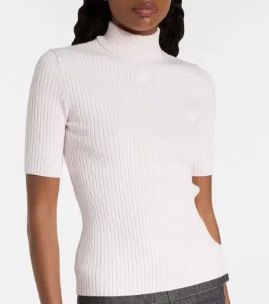 Courreges Courrèges Reedition ribbed-knit top | Thumbnail 3