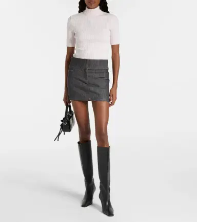 Courreges Courrèges Reedition ribbed-knit top | Thumbnail 5