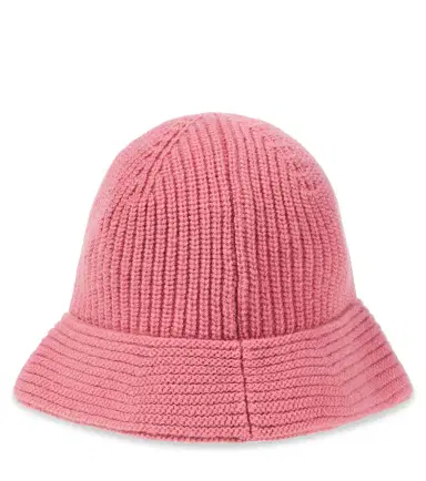Moncler Enfant Ribbed-knit virgin wool bucket hat | Thumbnail 3