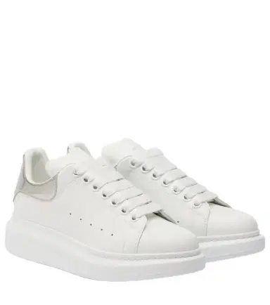 McQueen Oversized leather sneakers | Thumbnail 1