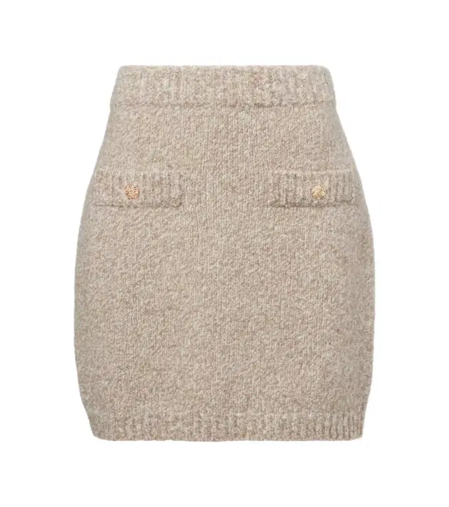 Jardin des Orangers Cashmere-blend miniskirt