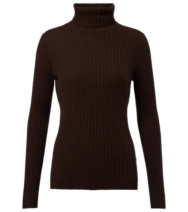 Ribbed-knit cashmere turtleneck