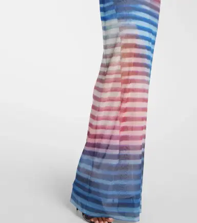 Jean Paul Gaultier Air striped tulle maxi dress | Thumbnail 5