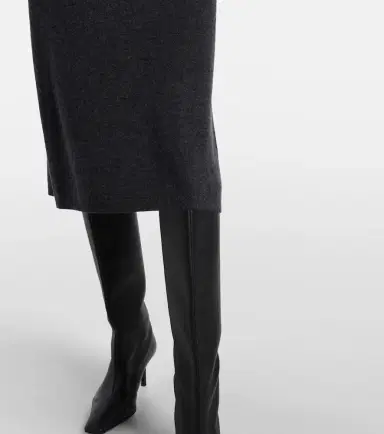 Jardin des Orangers Wool and cashmere wrap dress | Thumbnail 3