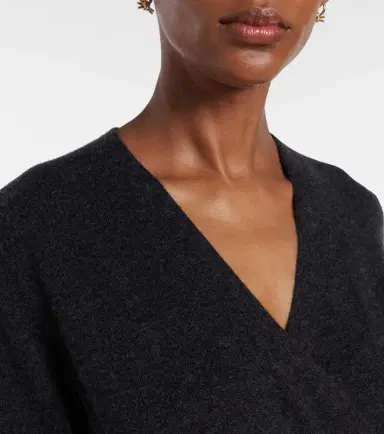 Jardin des Orangers Wool and cashmere wrap dress | Thumbnail 6