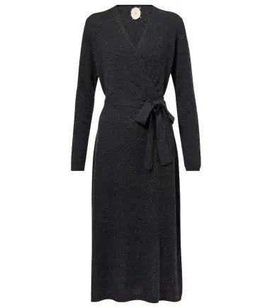 Jardin des Orangers Wool and cashmere wrap dress | Thumbnail 1