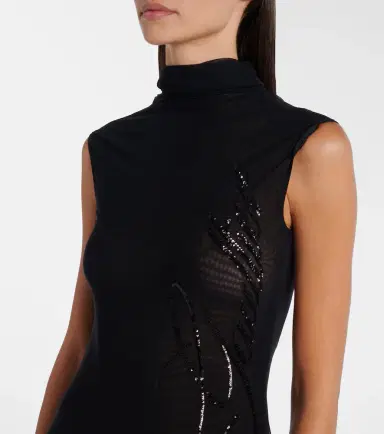 Jean Paul Gaultier Sequined mesh maxi dress | Thumbnail 4 Jean Paul Gaultier Sequined mesh maxi dress | Thumbnail 4