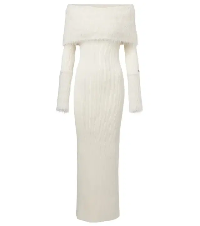 Jean Paul Gaultier Ribbed-knit maxi dress