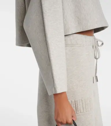 Jean Paul Gaultier Cropped embossed logo cotton hoodie | Thumbnail 3