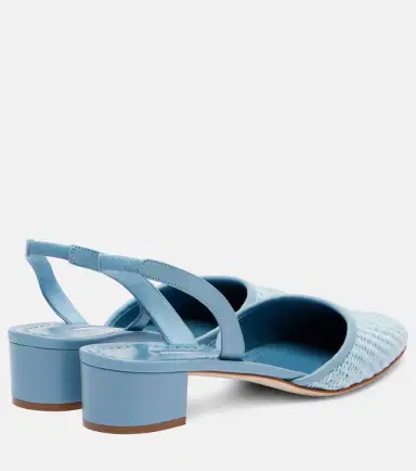 Manolo Blahnik Raffro raffia slingback pumps | Thumbnail 4 Manolo Blahnik Raffro raffia slingback pumps | Thumbnail 4