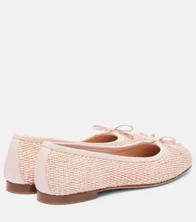 Manolo Blahnik Veralli raffia ballet flats | Thumbnail 3 Manolo Blahnik Veralli raffia ballet flats | Thumbnail 3
