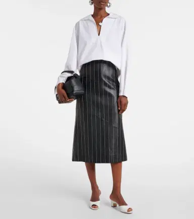 Manolo Blahnik Piruabar 50 ruched leather mules | Thumbnail 5