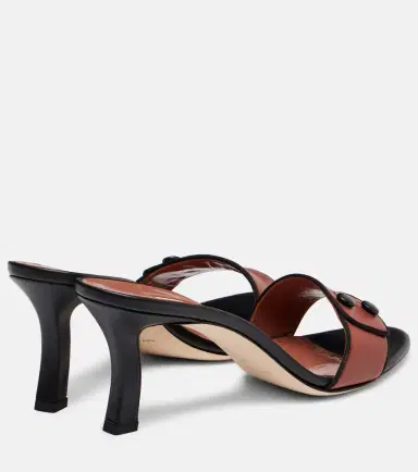 Manolo Blahnik Muluka 70 leather mules | Thumbnail 3 Manolo Blahnik Muluka 70 leather mules | Thumbnail 3