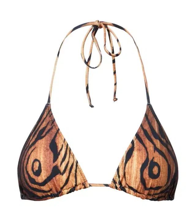Jean Paul Gaultier Trompe l'oeil bikini top