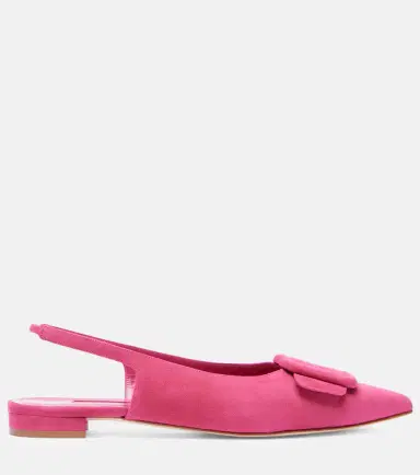 Manolo Blahnik Maylura suede slingback flats | Thumbnail 3 Manolo Blahnik Maylura suede slingback flats | Thumbnail 3