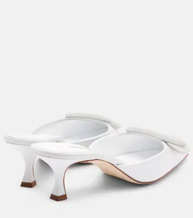 Manolo Blahnik Maysale 50 leather mules | Thumbnail 2 Manolo Blahnik Maysale 50 leather mules | Thumbnail 2