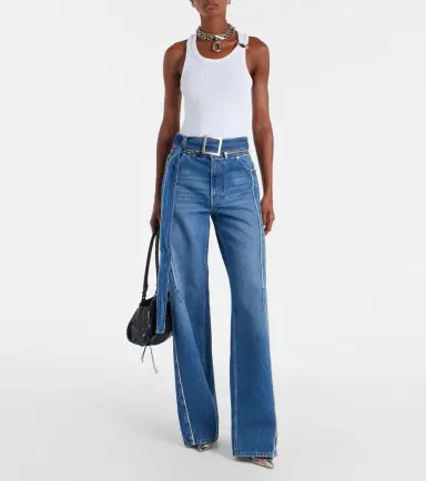 Jean Paul Gaultier Piercing cotton jersey tank top | Thumbnail 5