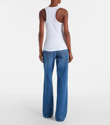 Jean Paul Gaultier Piercing cotton jersey tank top | Thumbnail 6