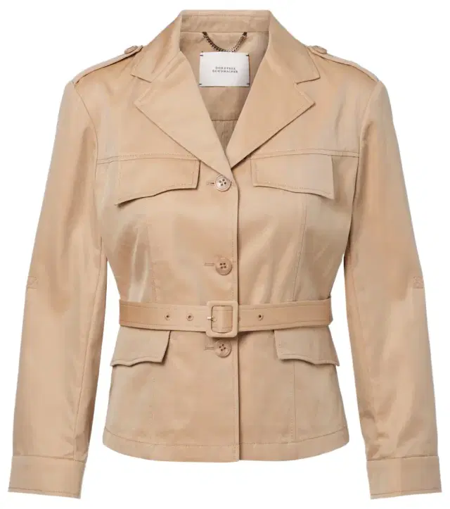 Dorothee Schumacher Luxury Layer cotton trench coat