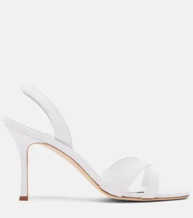 Manolo Blahnik Callasi leather slingback sandals | Thumbnail 2