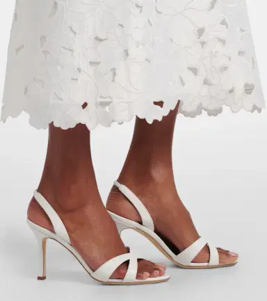 Manolo Blahnik Callasi leather slingback sandals | Thumbnail 6